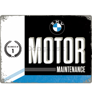 Plechová ceduľa - BMW Motor Maintenance