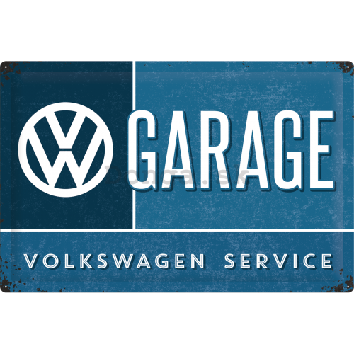 Plechová ceduľa: VW Garage - 40x60 cm