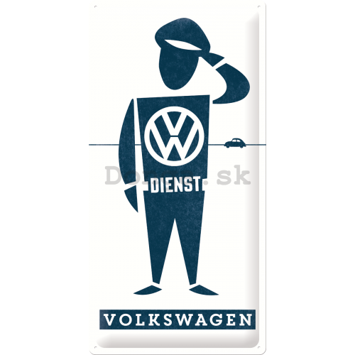 Plechová ceduľa - Volkswagen (Dienst)