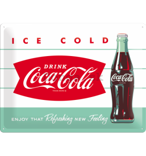 Plechová ceduľa - Coca-Cola (Ice Cold)