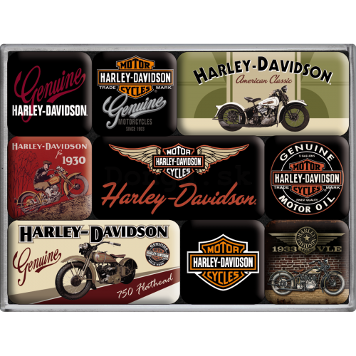 Súprava magnetov - Harley Davidson (2)