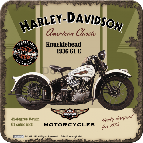Sada podtáciek 2 - Harley-Davidson Knucklehead