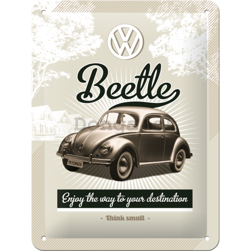 Plechová ceduľa – VW Retro Beetle