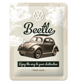 Plechová ceduľa – VW Retro Beetle