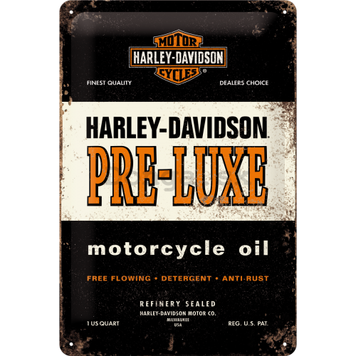 Plechová ceduľa - Harley Davidson Pre-Luxe