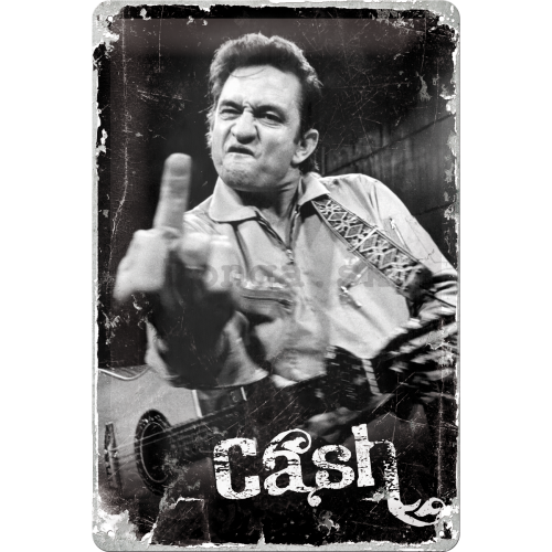 Plechová ceduľa - Johnny Cash