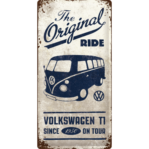 Plechová ceduľa: VW The Original Ride - 50x25 cm