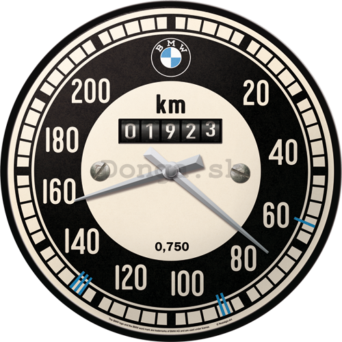 Nástenné hodiny - BMW (Tachometr)