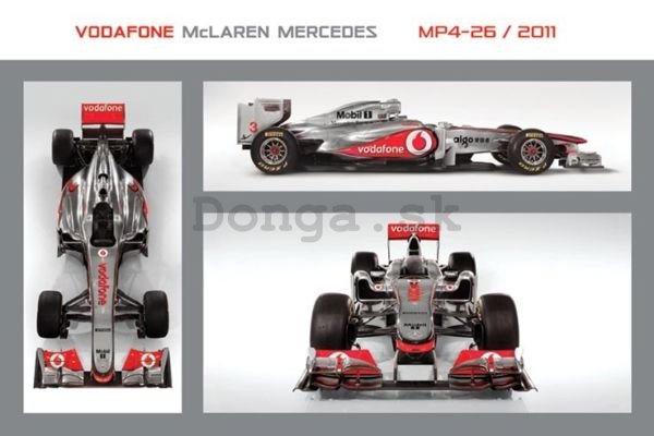 Plagát - Vodafone McLaren Mercedes MP4-26 (1)