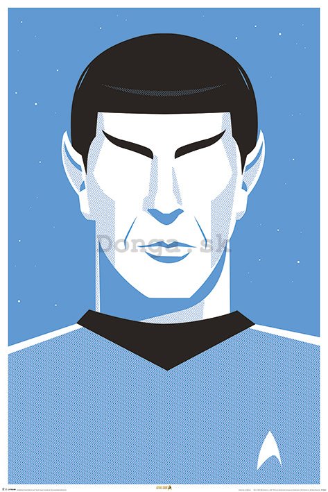 Plagát - Star Trek (Modrý Spock)