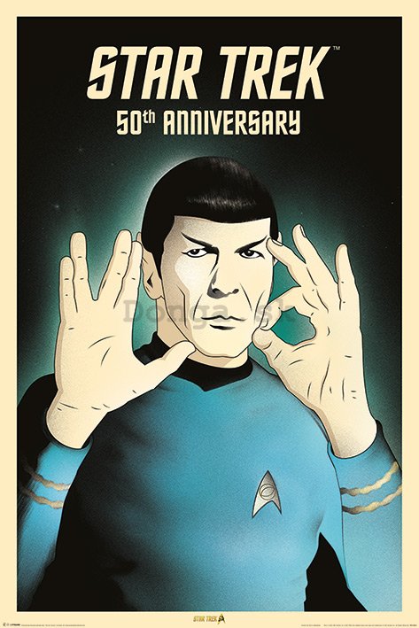 Plagát - Star Trek (Spock 5-0)