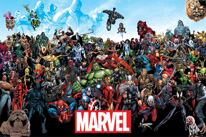 Plagát - Marvel Universe