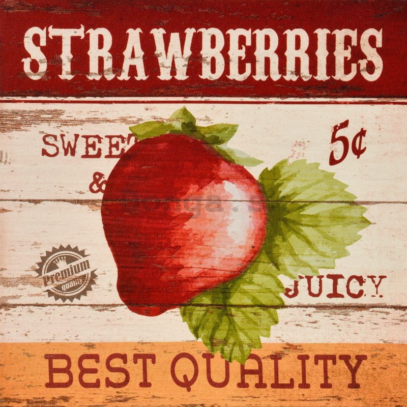Obraz na plátne - Strawberries (Best Quality)