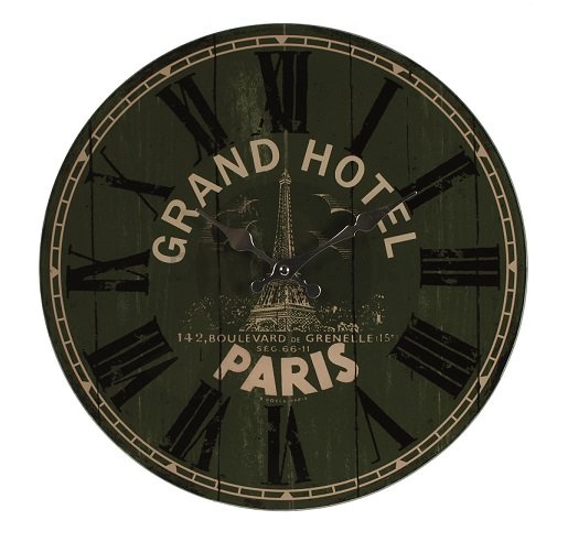 Nástenné sklenené hodiny - Grand Hotel PARIS