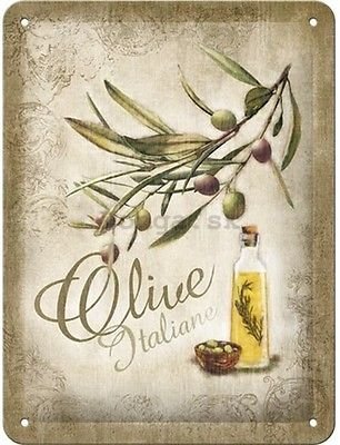 Plechová ceduľa - Olive Italiane