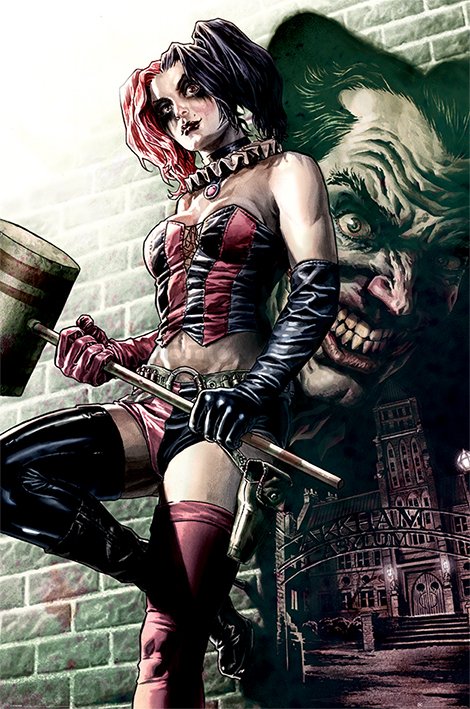 Plagát - Batman (Harley-Quinn)