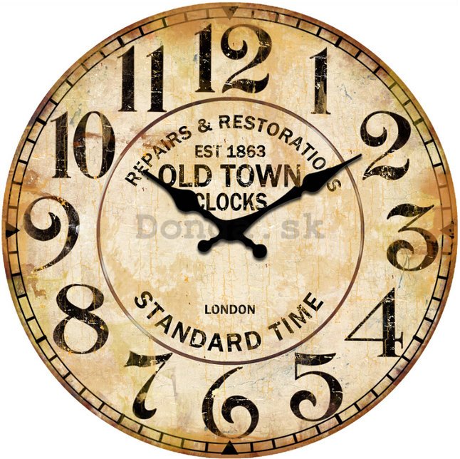 Nástenné sklenené hodiny - Repair & Restorations (Old Town Clocks)