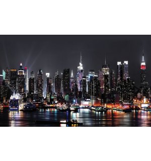 Fototapeta: New York v noci (2) - 184x254 cm