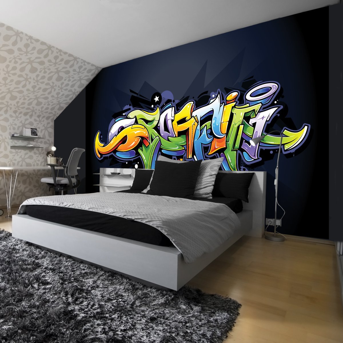 Fototapeta: Graffiti (4) - 184x254 cm