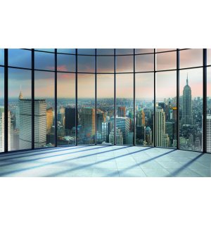 Fototapeta: Pohľad z okna na New York - 184x254 cm