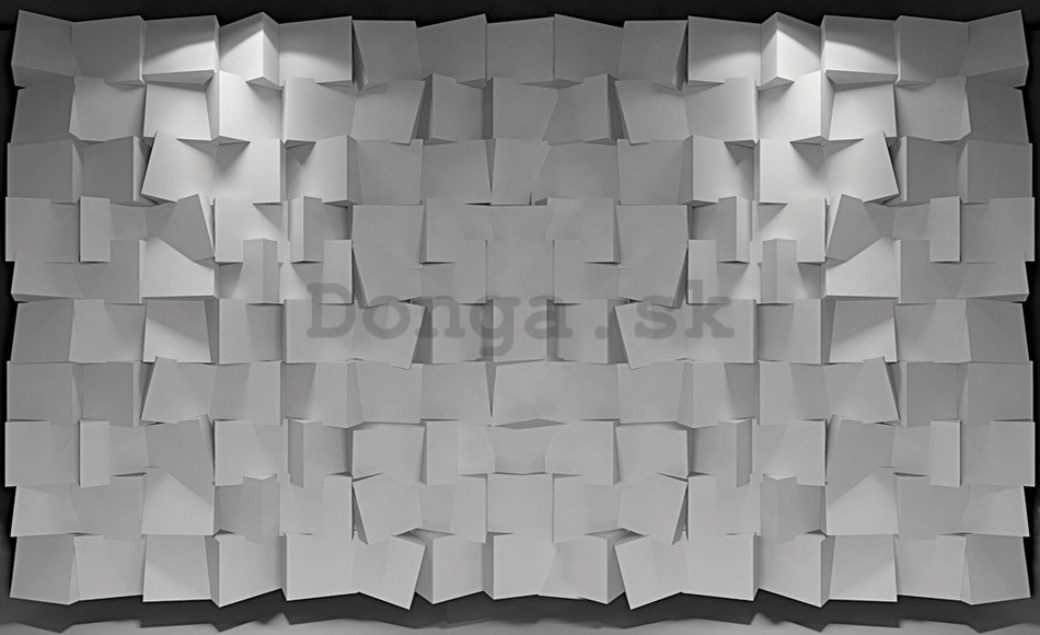 Fototapeta: Biele kocky - 184x254 cm