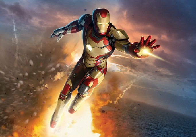 Fototapeta: Iron Man - 184x254 cm