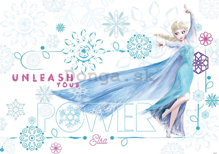 Fototapeta: Frozen Unleash your Power - 184x254 cm
