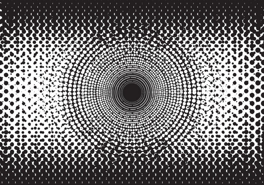 Fototapeta: Čiernobiela abstrakcie (2) - 184x254 cm