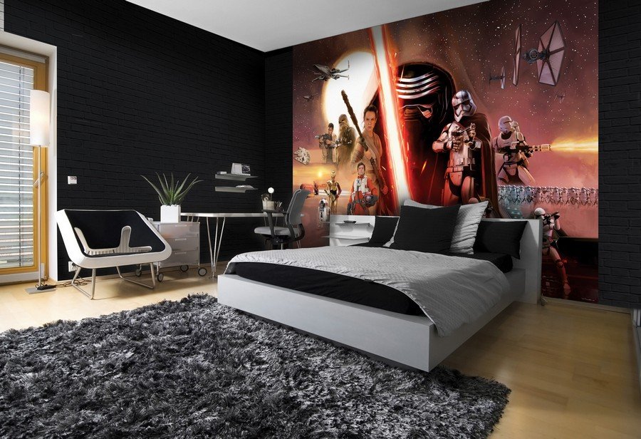 Fototapeta: Star Wars The Force Awakens (1) - 184x254 cm