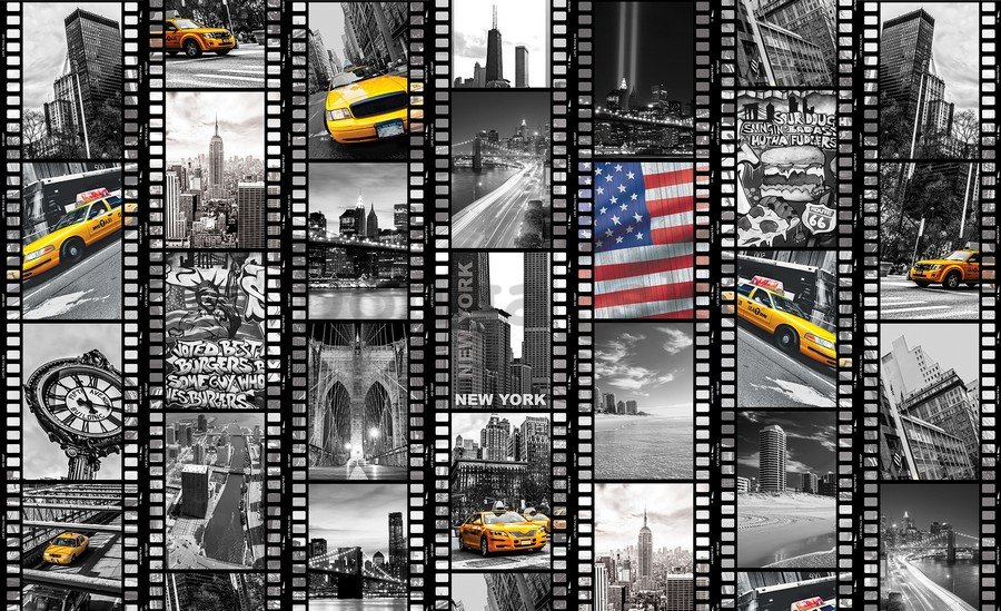 Fototapeta: New York (Filmový pás) - 254x368 cm