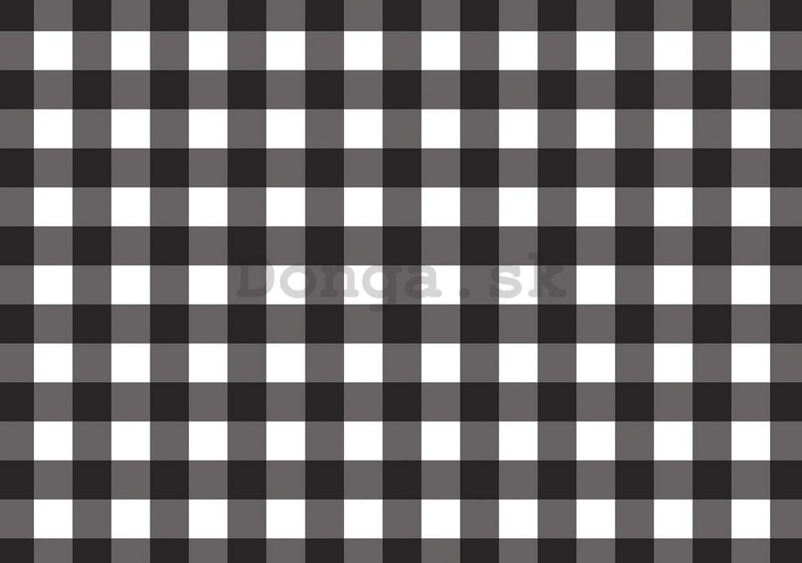 Fototapeta: čiernobiele štvorca - 184x254 cm