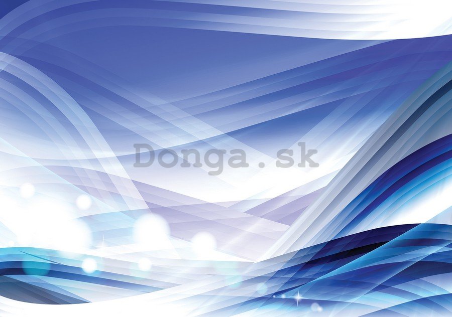 Fototapeta: Modrá abstrakcie (1) - 184x254 cm