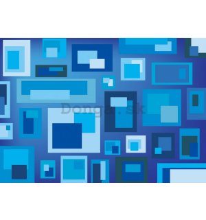 Fototapeta: Modrá abstrakcie (3) - 184x254 cm