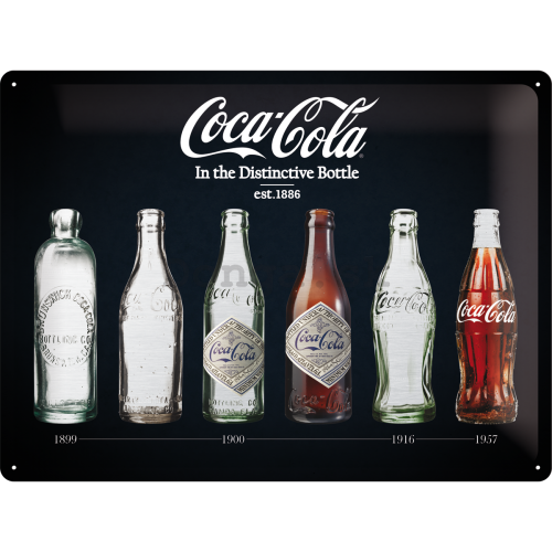 Plechová ceduľa - Coca-Coca fľaše (Special Edition)
