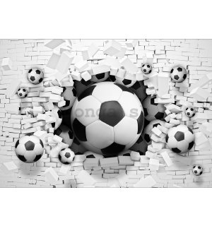 Fototapeta: Futbalová explózia - 184x254 cm