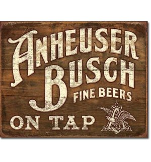 Plechová ceduľa - Anheuser-Busch (Fine Beer)