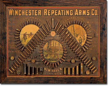 Plechová ceduľa - Winchester Repeating Arms