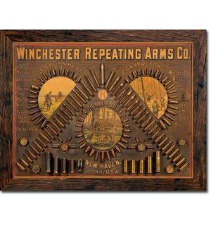Plechová ceduľa - Winchester Repeating Arms