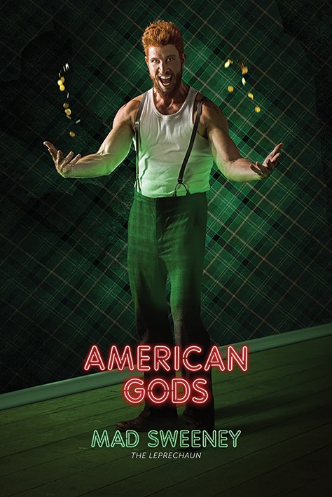 Plagát - American Gods (Mad Sweeney)