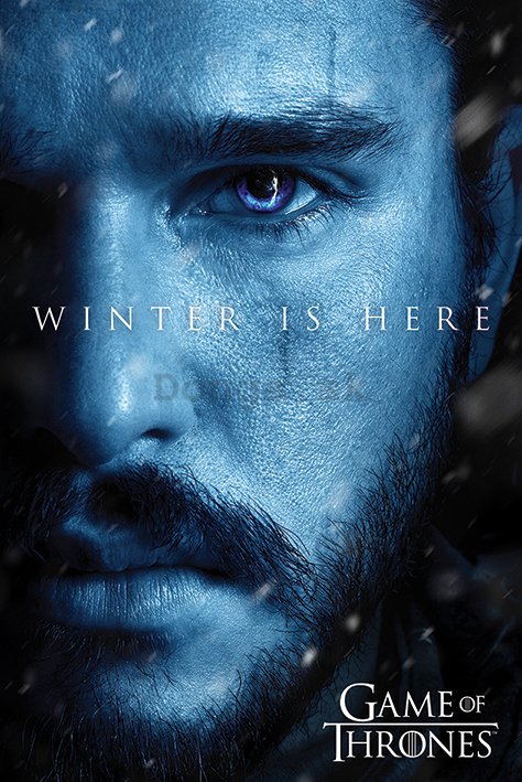 Plagát - Game of Thrones (Winter is Here - Jon)