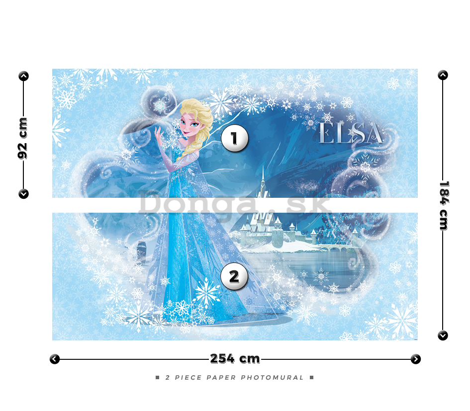 Fototapeta: Elsa II (Frozen) - 184x254 cm