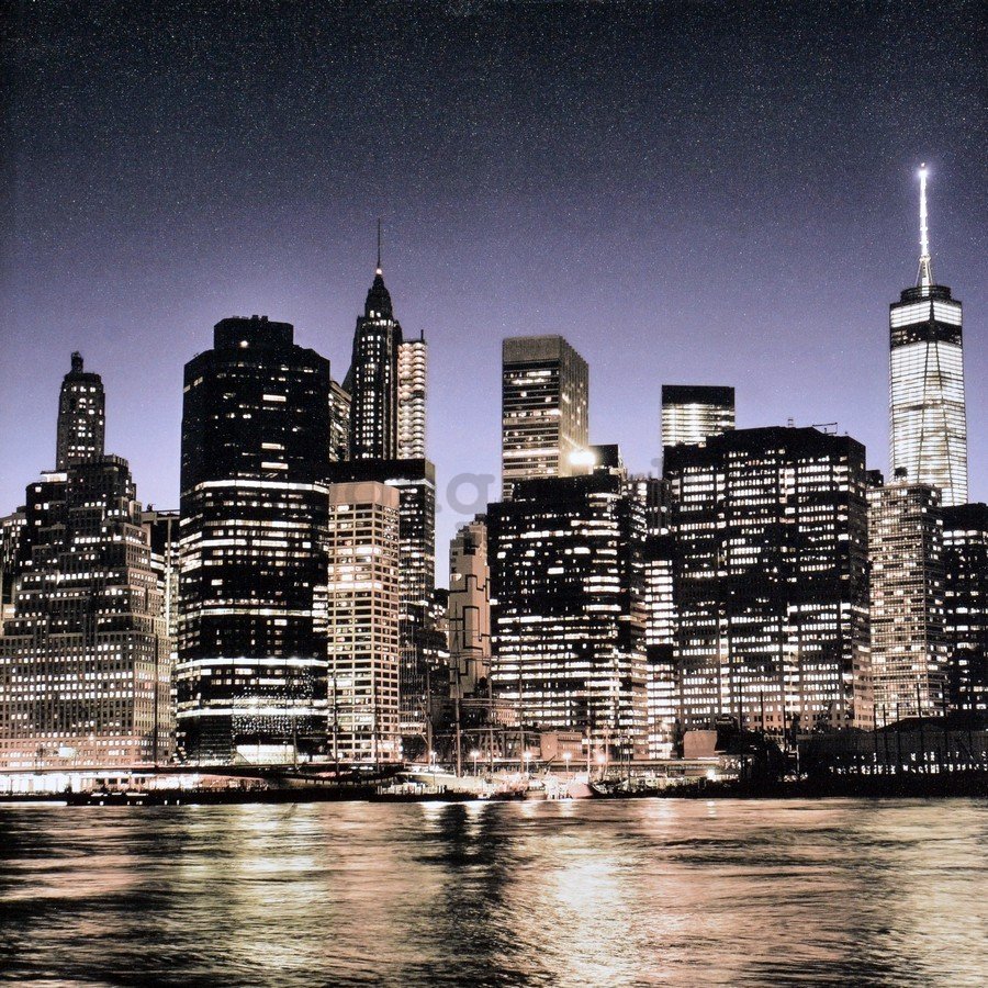 Obraz na plátne: Manhattan Skyline - 70x70 cm