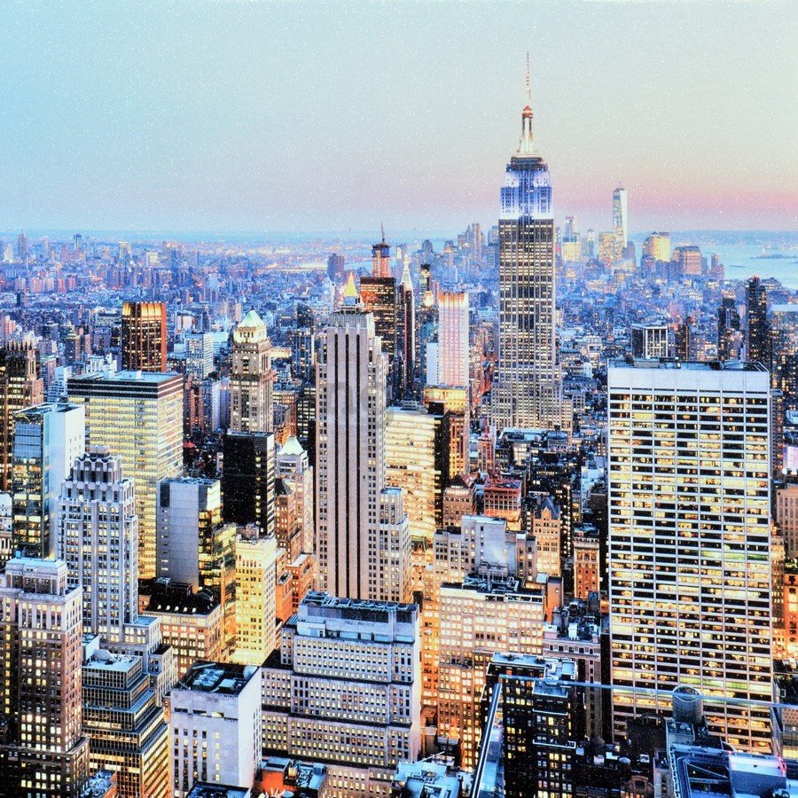 Obraz na plátne: Manhattan Skyview (2) - 70x70 cm