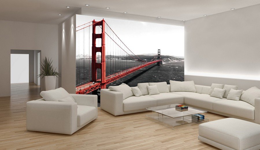 Fototapeta vliesová: Golden Gate Bridge (1) - 152,5 x 104 cm