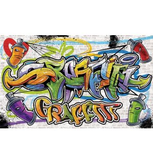 Fototapeta vliesová: Graffiti (5) - 184x254 cm