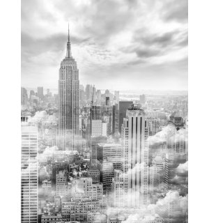 Obraz na plátne: New York v hmle - 100x75 cm