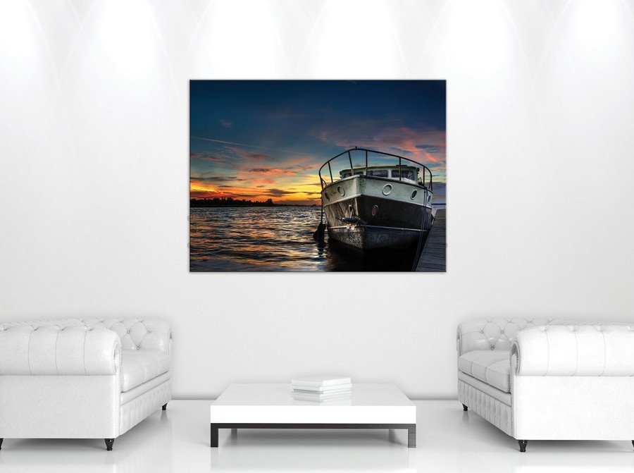 Obraz na plátne: Rybárska loď - 75x100 cm