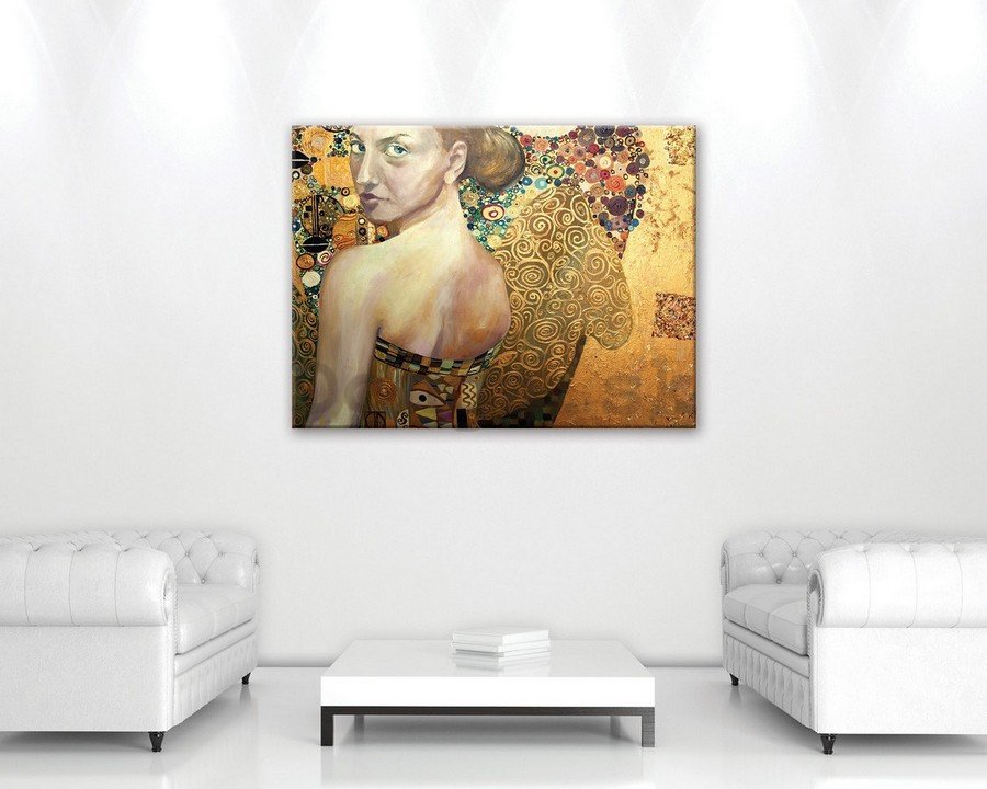 Obraz na plátne: Kráska (olejomaľba) - 75x100 cm