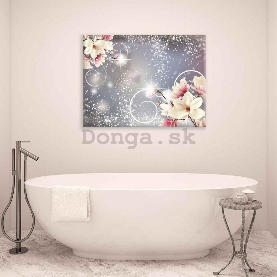 Obraz na plátne: Magnolie abstrakcie (1) - 75x100 cm