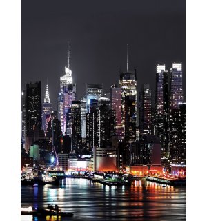 Fototapeta: New York v noci (2) - 254x184 cm